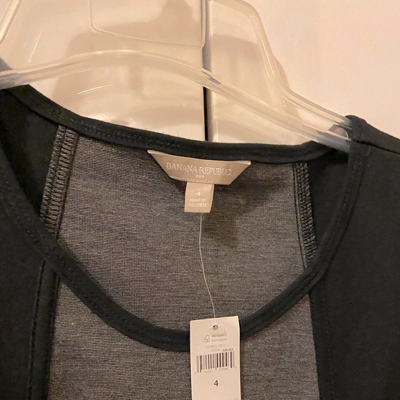 NWT Banana Republic Black and Grey Bodycon Dress - Picture 7 of 8